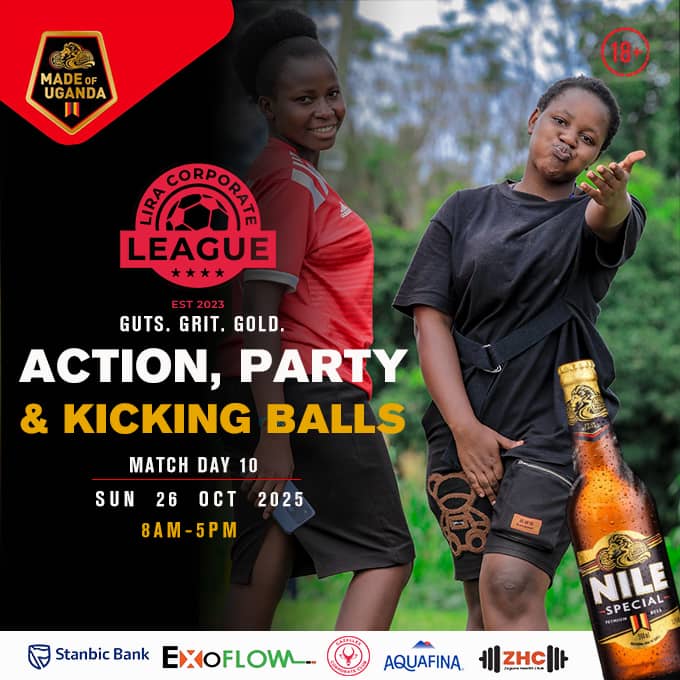This Sunday at UTCLira all day. 
We are doing 4 beers at 10k Nile Breweries egabudde.

<a href="/NileSpecial/">Nile Special</a> 
<a href="/gazellecorpclub/">GAZELLES CORPORATE CLUB</a> 
<a href="/LCLeagueVibes/">LIRA CORPORATE LEAGUE</a>
