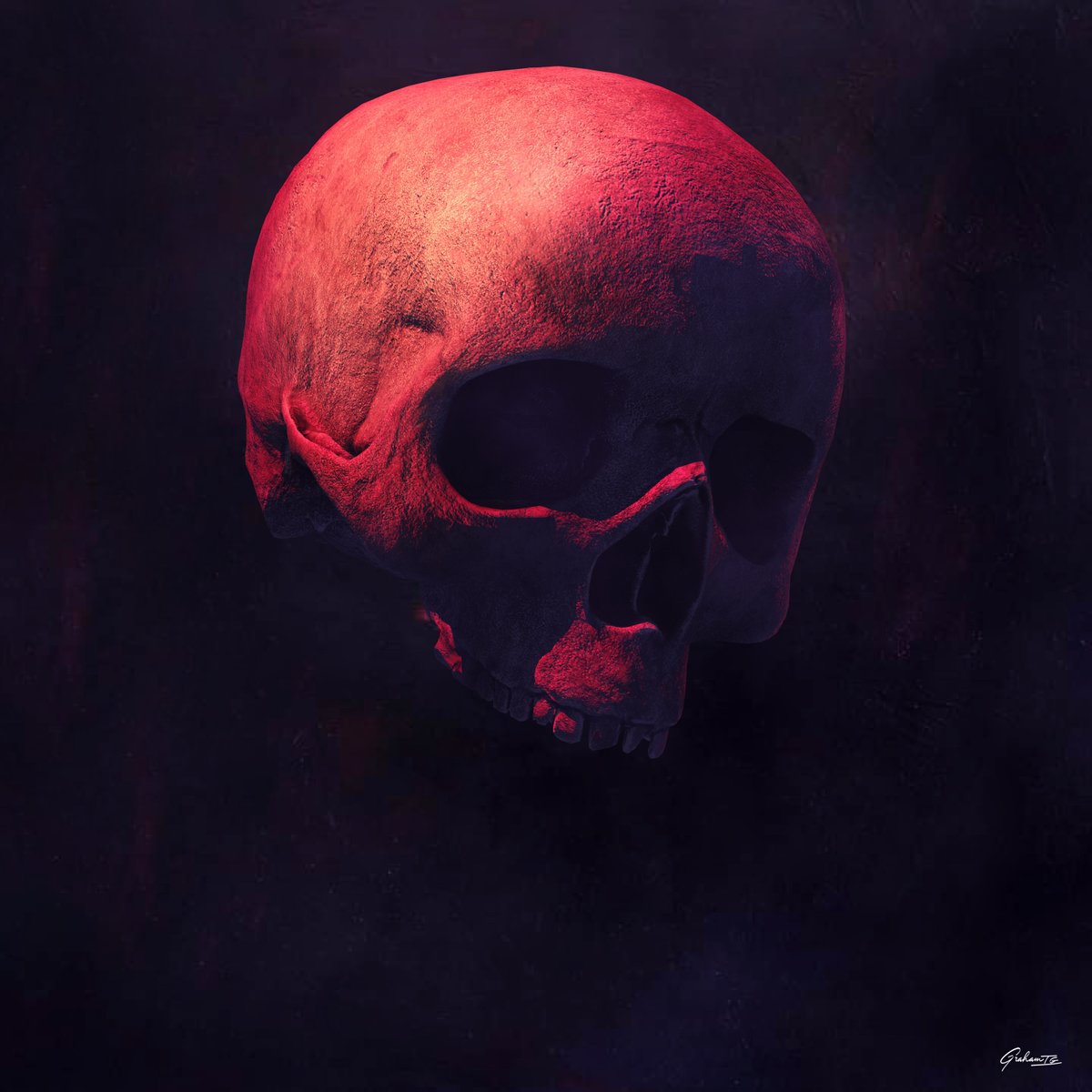 Lighting experiments. Using lights to paint the object  with light, colour and shadow. A departure from my usual sci-fi stuff,  good to stretch the old brain a little.  #Lightwave3d