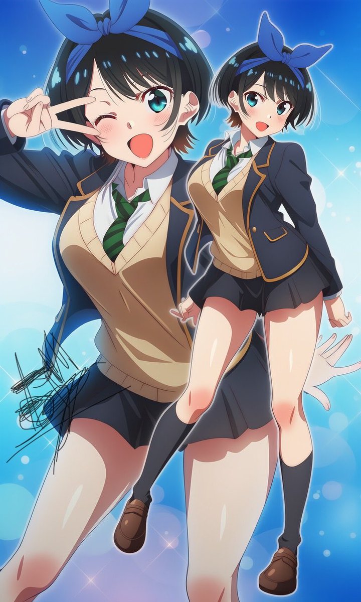 彼女、お借りします　更科瑠夏ちゃん(っ*'ω'c)
かのかりの最推しキャラです( ´ ▽ ` )

闇唯AI
AIイラスト
