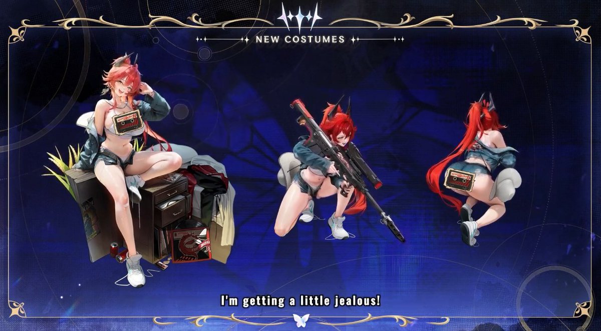 Red Hood's new costume had to get censored because it was too hot for YouTube and they didn't want to get age restricted 🤣
#NIKKE3rdAnniversary #NIKKELivestream #NIKKE