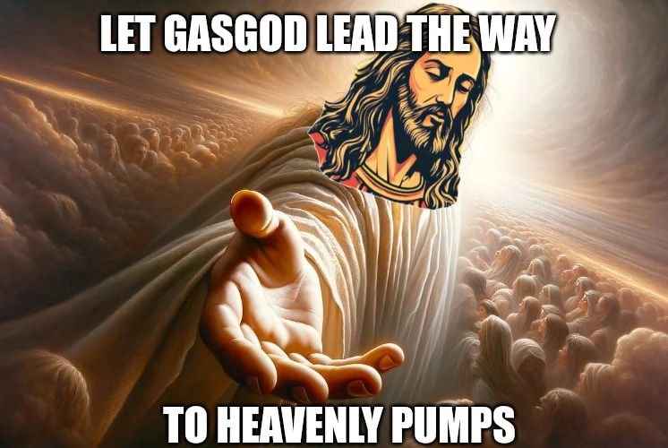 Gm $TON Believers 💎 

GasGod sends his generous love and blessings upon your charts, and there shall be no losses.

Happy weekending to those touching grass 🥂.

$GG