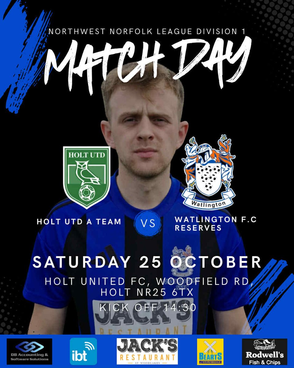 Game day-County Cup away at <a href="/HoltUnitedFC/">Holt United</a> A team..some of the lads out on the last last night so fine pot will take a hammering today...💙🖤