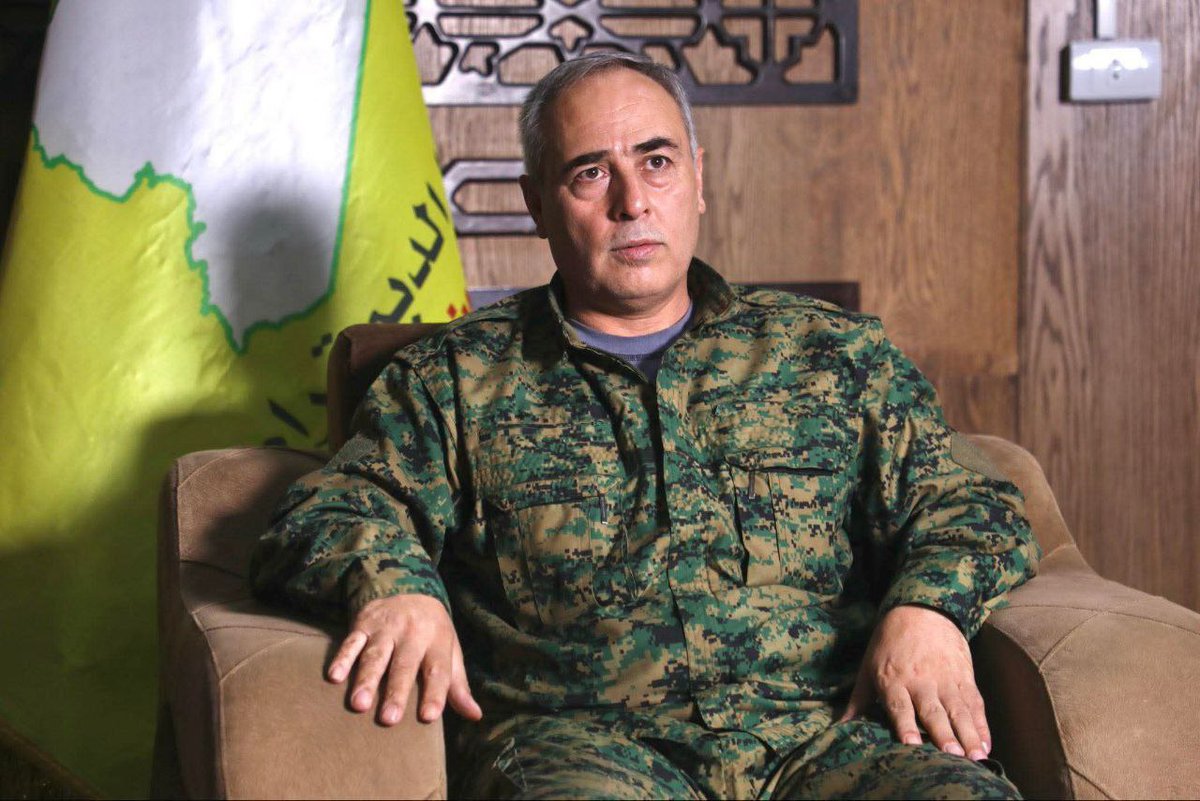 Agirenroje's tweet image. Endamê Fermandariya Giştî ya Hêzên Sûriya Demokratîk, Luqman Xelîl, di hevpeyvînek taybet de li gel Kenala El-Youm got ku danûstandinên QSD ê bi Şamê re hîn encamên dawî bi dest nexistine. 
t.me/milisenjinenag…
#kurds #kurdish #Rojava #Suveyda #iran #rojhilat #şengal #sincar…