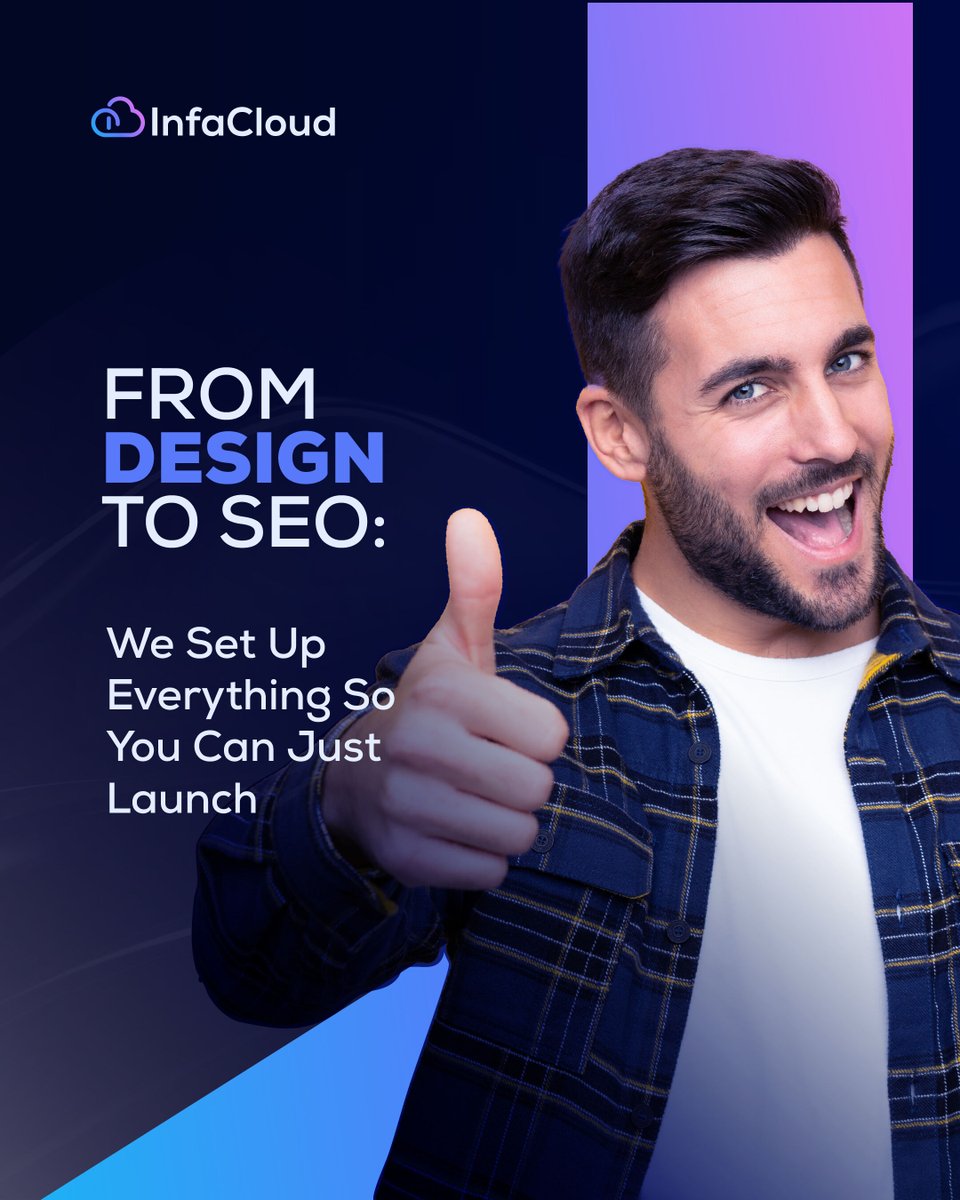 From Design to SEO: We Set Up Everything So You Can Just Launch

Focus on your business while InfaCloud handles your website, from design and development to SEO optimisation.

🌐 infacloud.com/get-a-quote/
📧 support@infacloud.com
📱 07356233281

#WebDesign #SEO #WebsiteLaunch #Digi