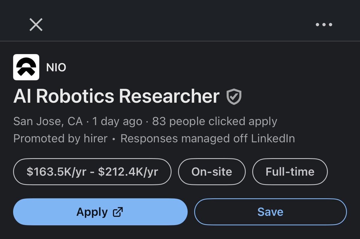 _mm85's tweet image. $NIO hiring AI Robotics Researcher 1 day after I published a video stating that NOMI needs a new “body”

🤭👉 linkedin.com/jobs/view/4317…