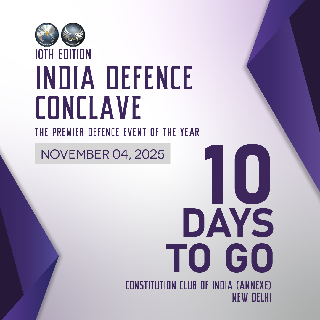 🚨Countdown Alert!

Just 10 days until the 10th edition of India Defence Conclave kicks off.

Don't miss your chance to be a part of this incredible event.

Register: shorturl.at/Vxgly

#IDC2025 #IndiaDefenceConclave