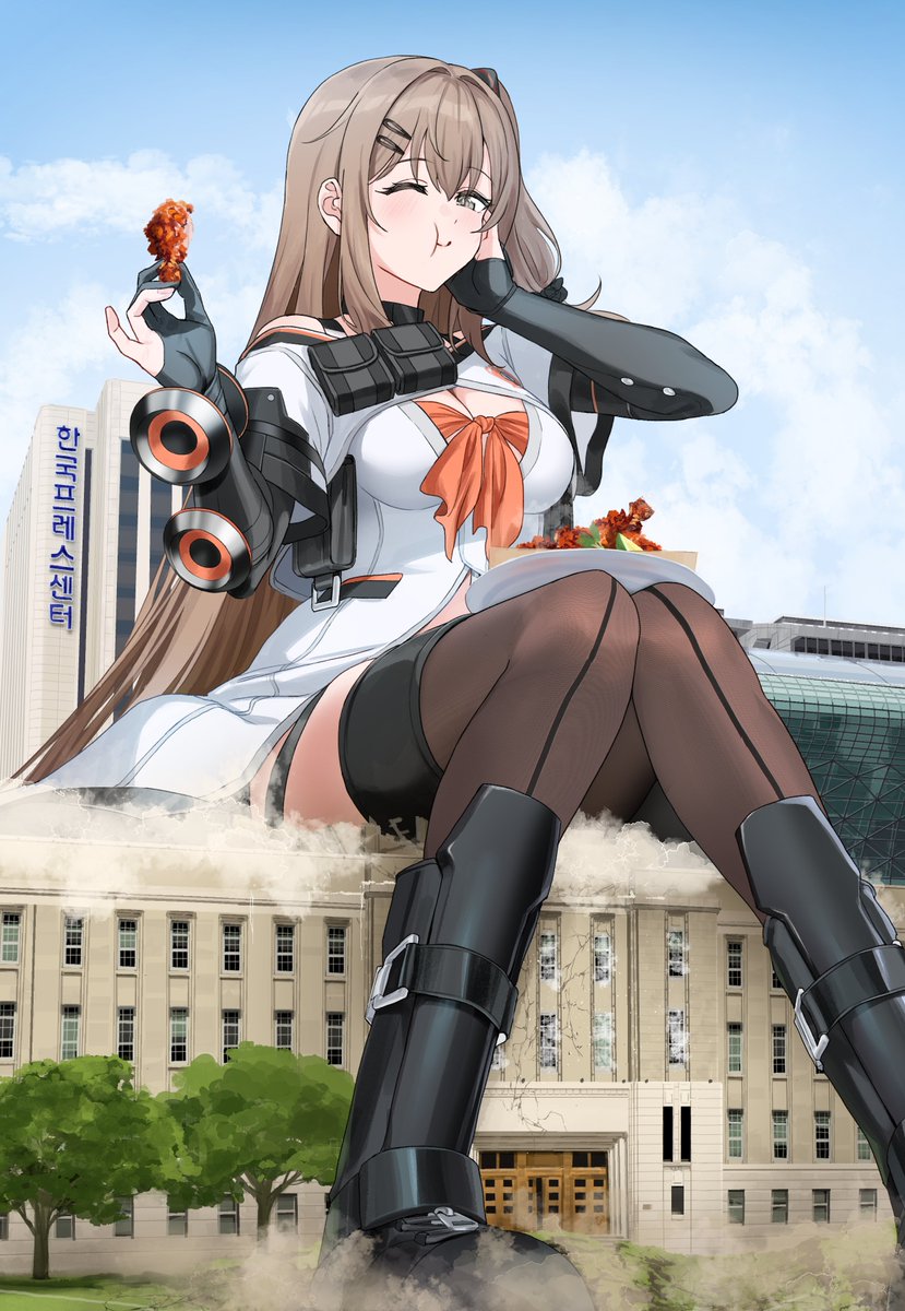 Yoohee (K2) 

Private artist       
#GirlsFrontline2 #少女前線２ #巨大娘 #giantess #소녀전선2 #ドールズフロントライン２