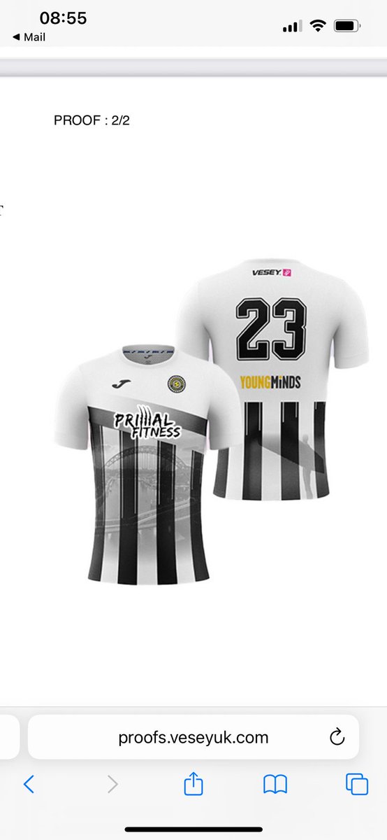 Westerhope_Utd's tweet photo. @nufc how’s this for a newly designed home kit for our players….inspired by the black and white of NUFC, with nods to famous landmarks, and @YoungMindsUK this was looking great when it got its debut last week in the U12 Silvers Cup Match that they won 8-0!  #nufc #upthehope https://t.co/acAhFllSQO