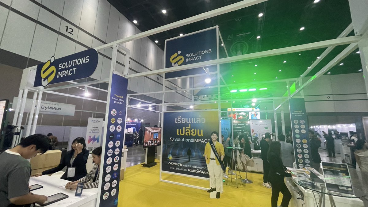 Justnameology's tweet image. #aipavillion #SolutionsIMPACT IN BITKUB SUMMIT