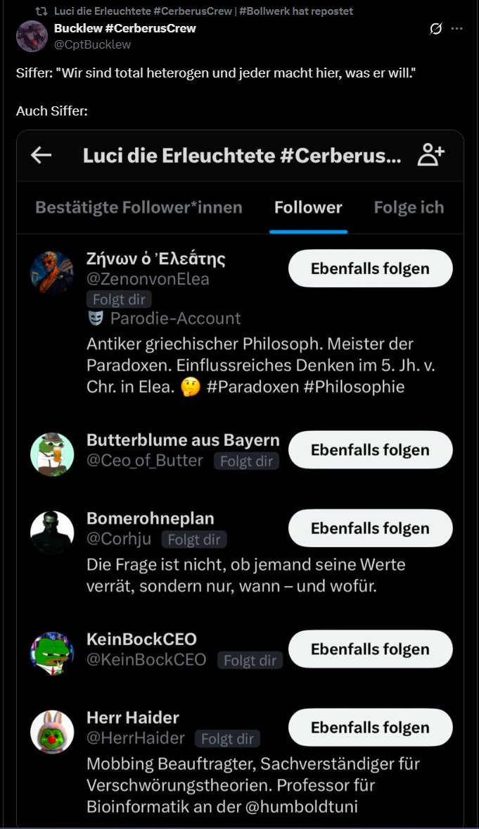 CEO auf der Durchreise (@durchreiseceo) on Twitter photo Bucky kapiert nicht das Prinzip der Satifaktionsdynamik
Lieps! Bucky kapiert nicht das Prinzip der Satifaktionsdynamik
Lieps!