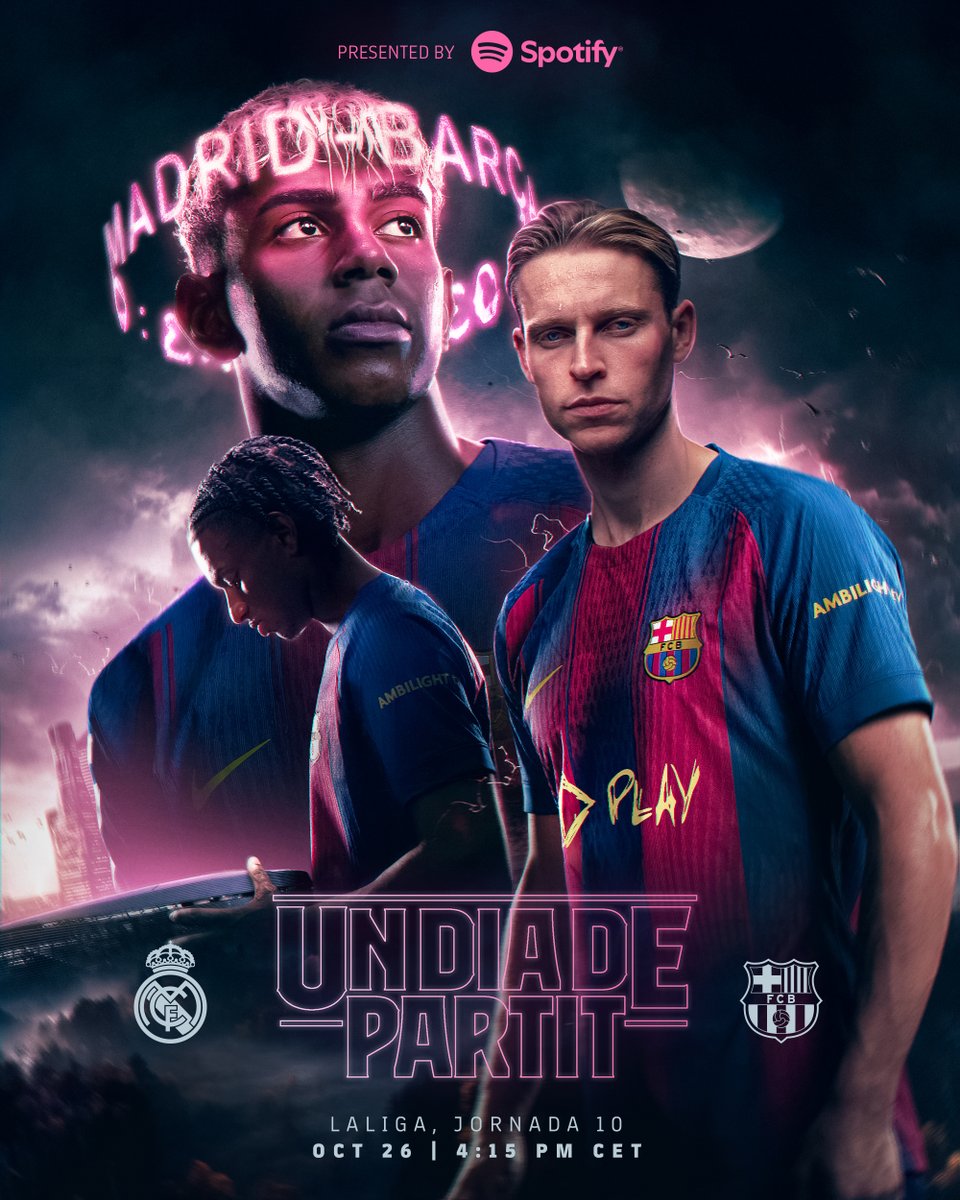 FC Barcelona (@fcbarcelona_es) on Twitter photo 🔥 ¡UN DÍA DE PARTIDAZO! 🔥
@spotify <a href="/edsheeran/">Ed Sheeran HQ</a> 🔥 ¡UN DÍA DE PARTIDAZO! 🔥
@spotify <a href="/edsheeran/">Ed Sheeran HQ</a>
