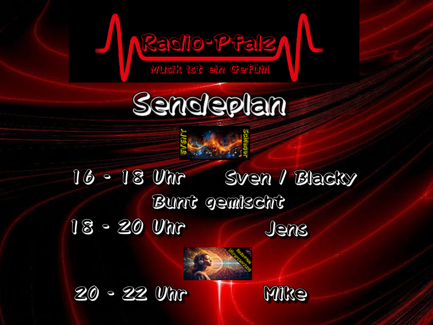 Bei radio-pfalz.com gibt es wieder ein buntes Programm. Heute mal wieder mit einer Hörersendung, wofür wir uns herzlich bedanken, und auch etwas für die Schlagerfreunde unter euch. Einschalten und Spaß haben für ein schönes Wochenende.