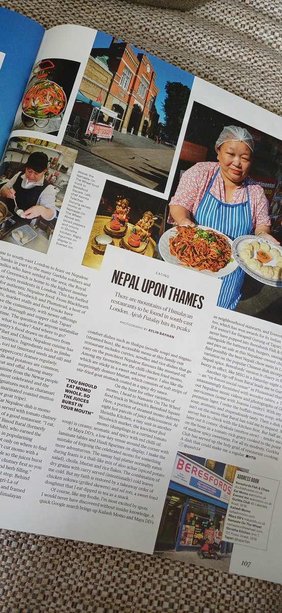 Woolwich hits the <a href="/ftweekend/">FT Weekend</a> <a href="/FT/">Financial Times</a>  who'd a thought it! Brilliant to see the Nepalese cuisine celebrated.
