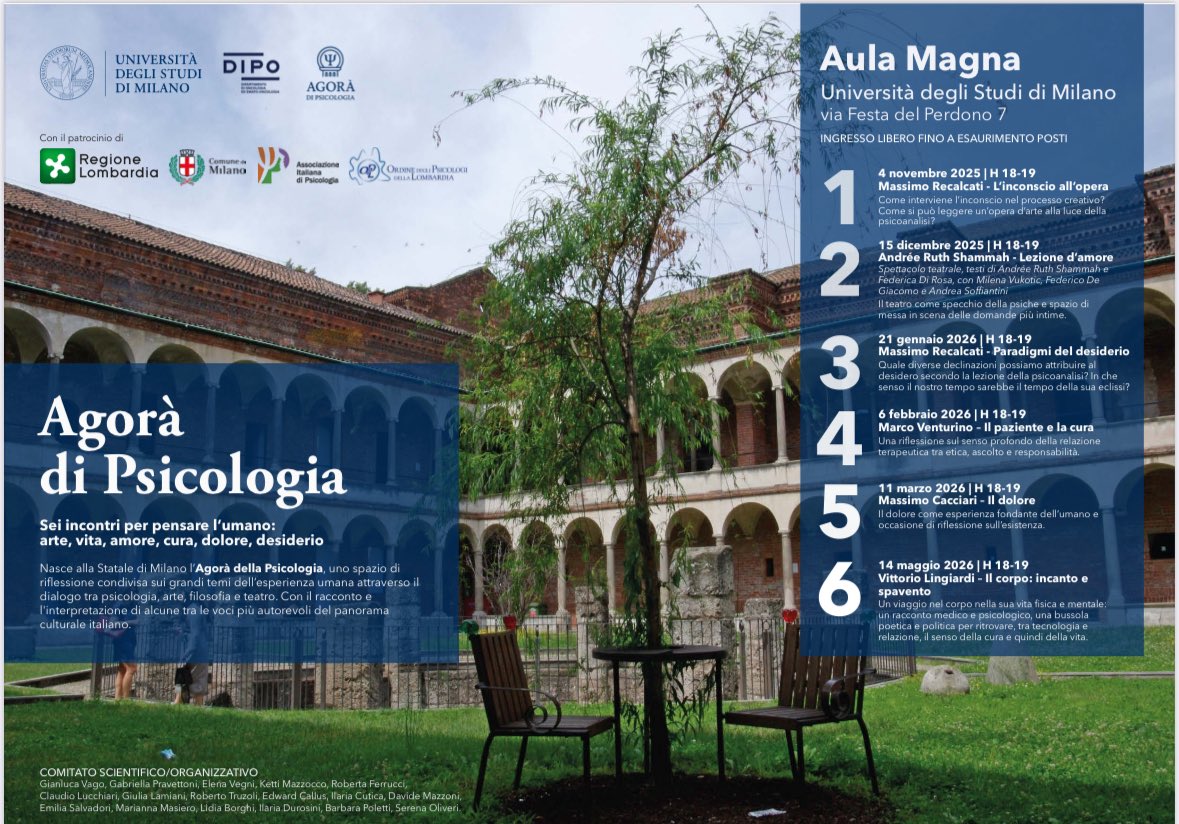 vignali's tweet image. Bellissima iniziativa dell’Università statale di Milano. È bello quando l’Università non fa solo scienza ma suscita anche dibattito culturale su temi veramente importanti. #UniMi