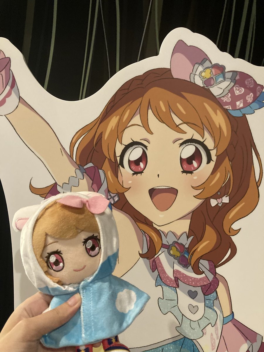 パークスのパネルあかりちゃんらぁらちゃん可愛い 