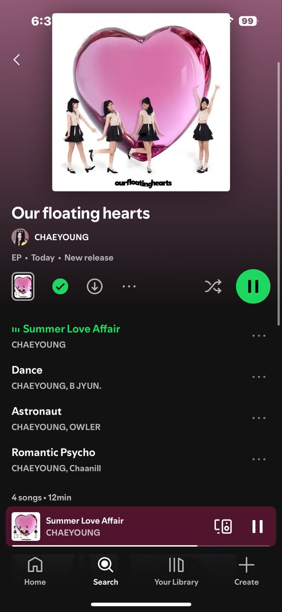 Chuu2Jaydee's tweet photo. Did Chaeyoung just released a new EP with 4 new songs and TWICE or JYPE or anyone didn’t mention anything about it? What is happening?? https://t.co/dJg9JST1tQ