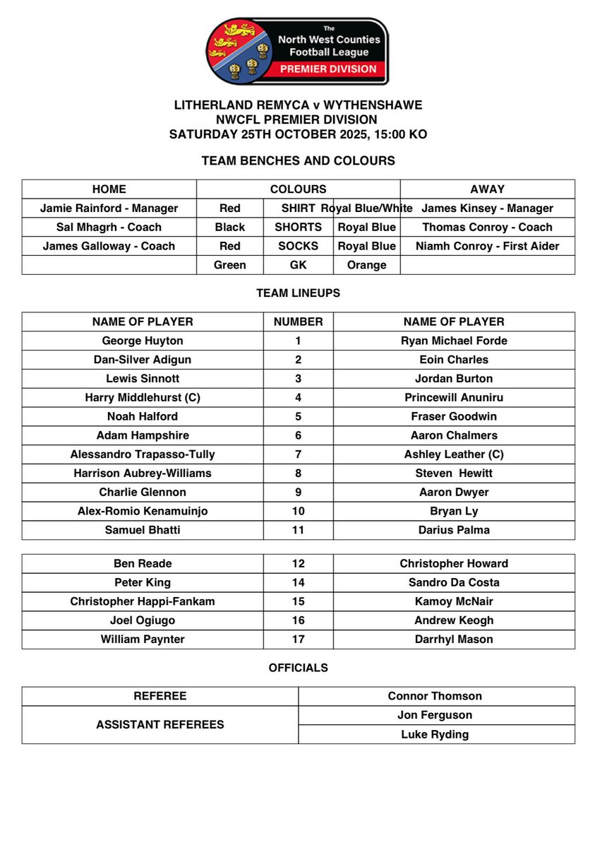 Litherland REMYCA FC tweet media