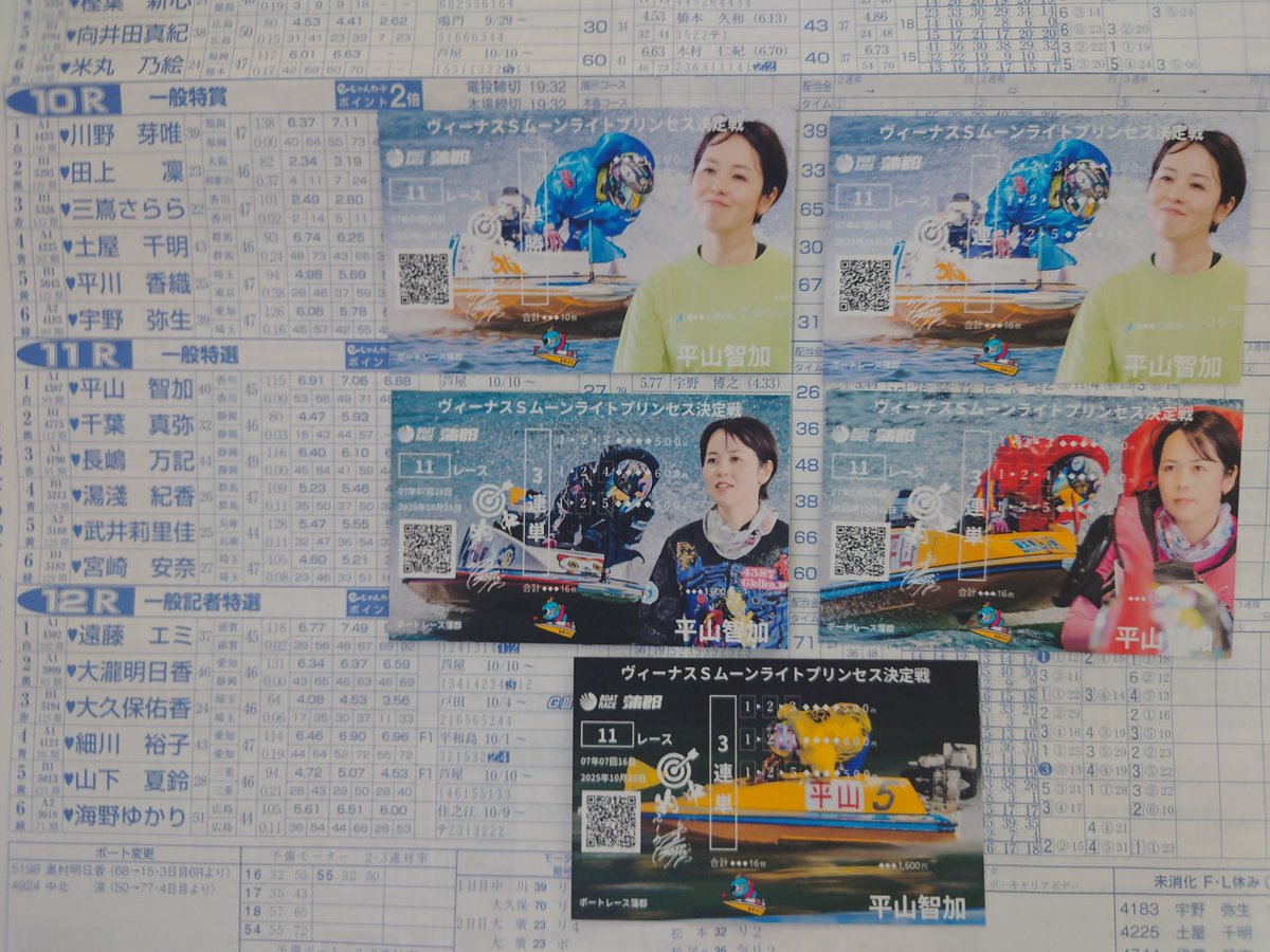 オリジナル記念舟券