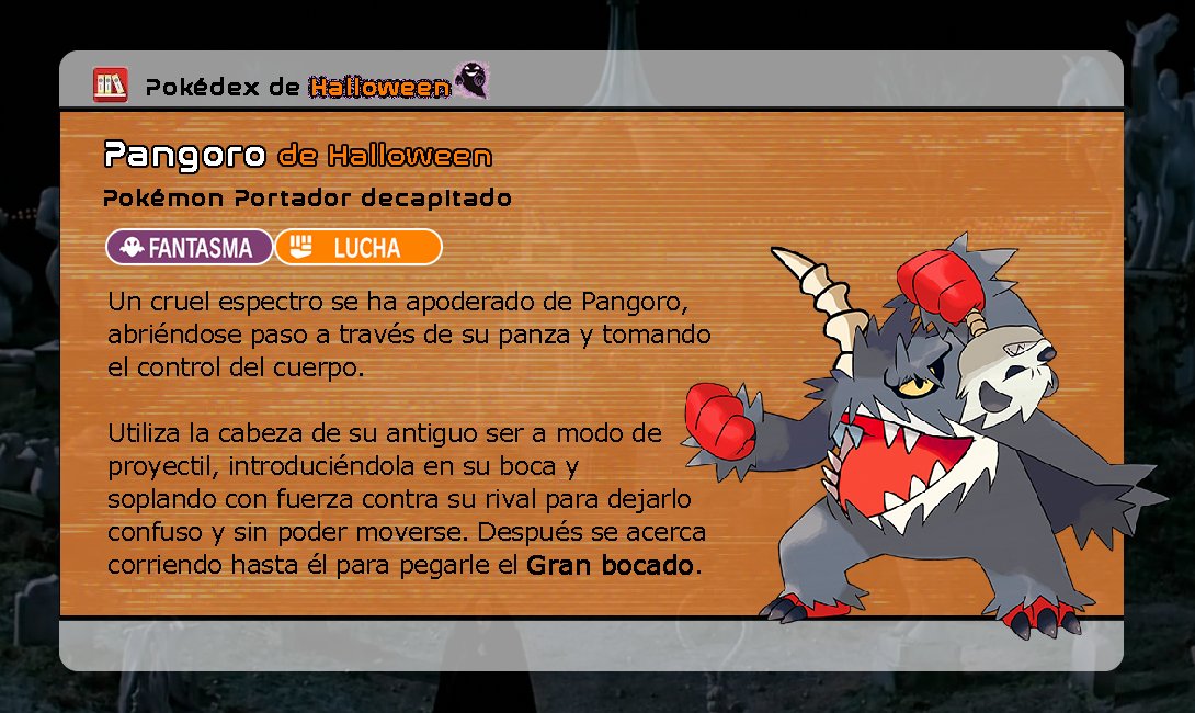 CallejerosPkbll's tweet image. #Pangoro de #Halloween
Pokémon Portador decapitado
[Fantasma👻/Lucha💪]