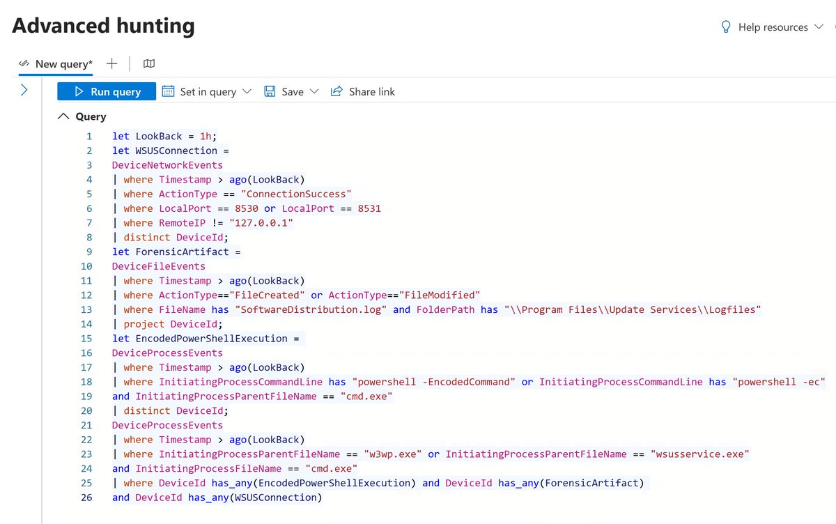0x534c's tweet image. 🔥 𝗛𝗶𝗴𝗵-𝗙𝗶𝗱𝗲𝗹𝗶𝘁𝘆 𝗗𝗲𝘁𝗲𝗰𝘁𝗶𝗼𝗻 𝗳𝗼𝗿 𝗪𝗦𝗨𝗦 𝗥𝗲𝗺𝗼𝘁𝗲 𝗖𝗼𝗱𝗲 𝗘𝘅𝗲𝗰𝘂𝘁𝗶𝗼𝗻

A critical deserialization flaw (CVSS 9.8) in Windows Server Update Services (WSUS) — CVE-2025-59287 — enables unauthenticated remote code execution over the network. This…