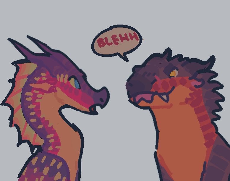 anticipating what their relationship would be like 
#wingsoffire #wof #art #wofart