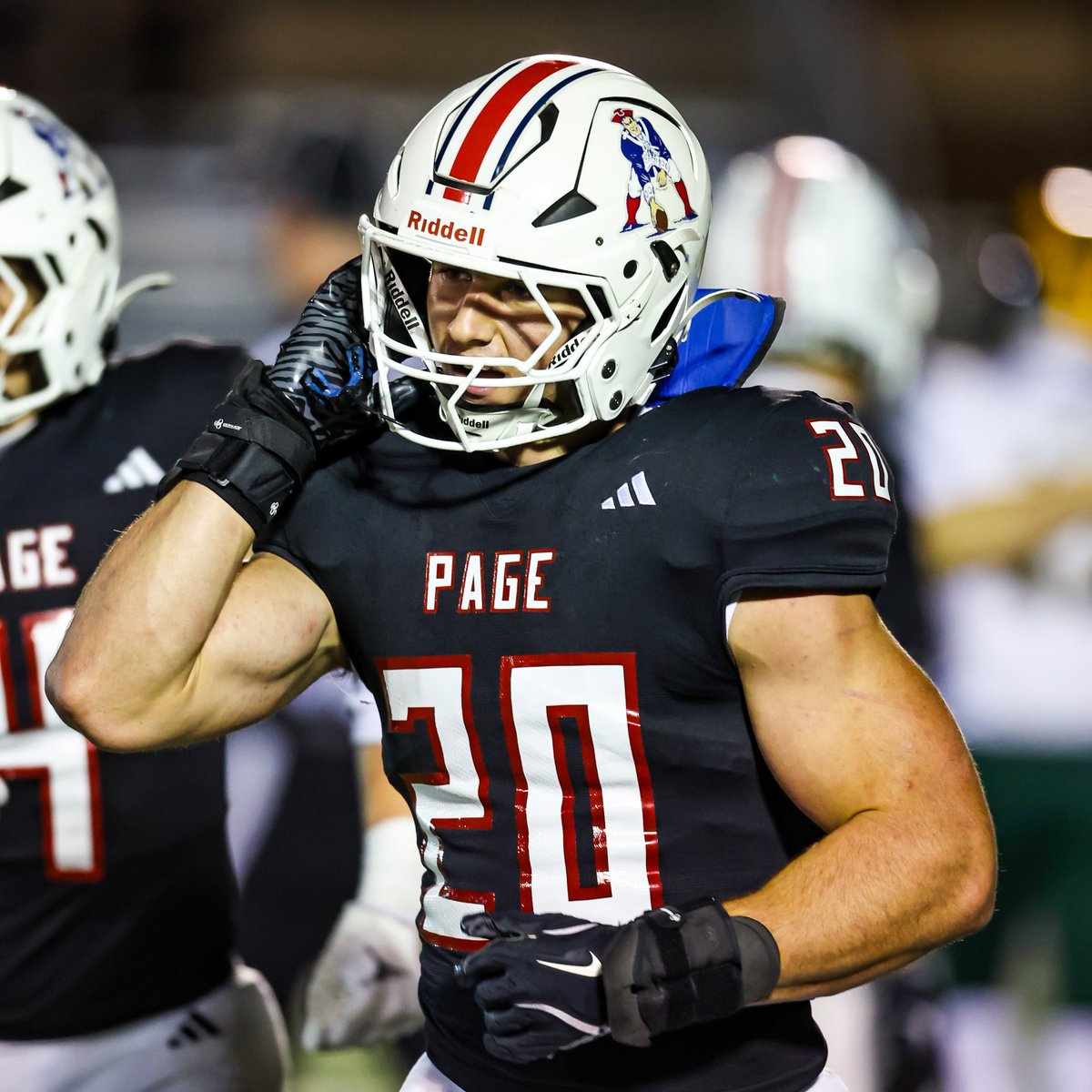 JohnCrossPhotography.com

Page High School's #20 Cohen Grissom was in Hillsboro's backfiled more times than I could count. Congratulations on a tremendous effort!