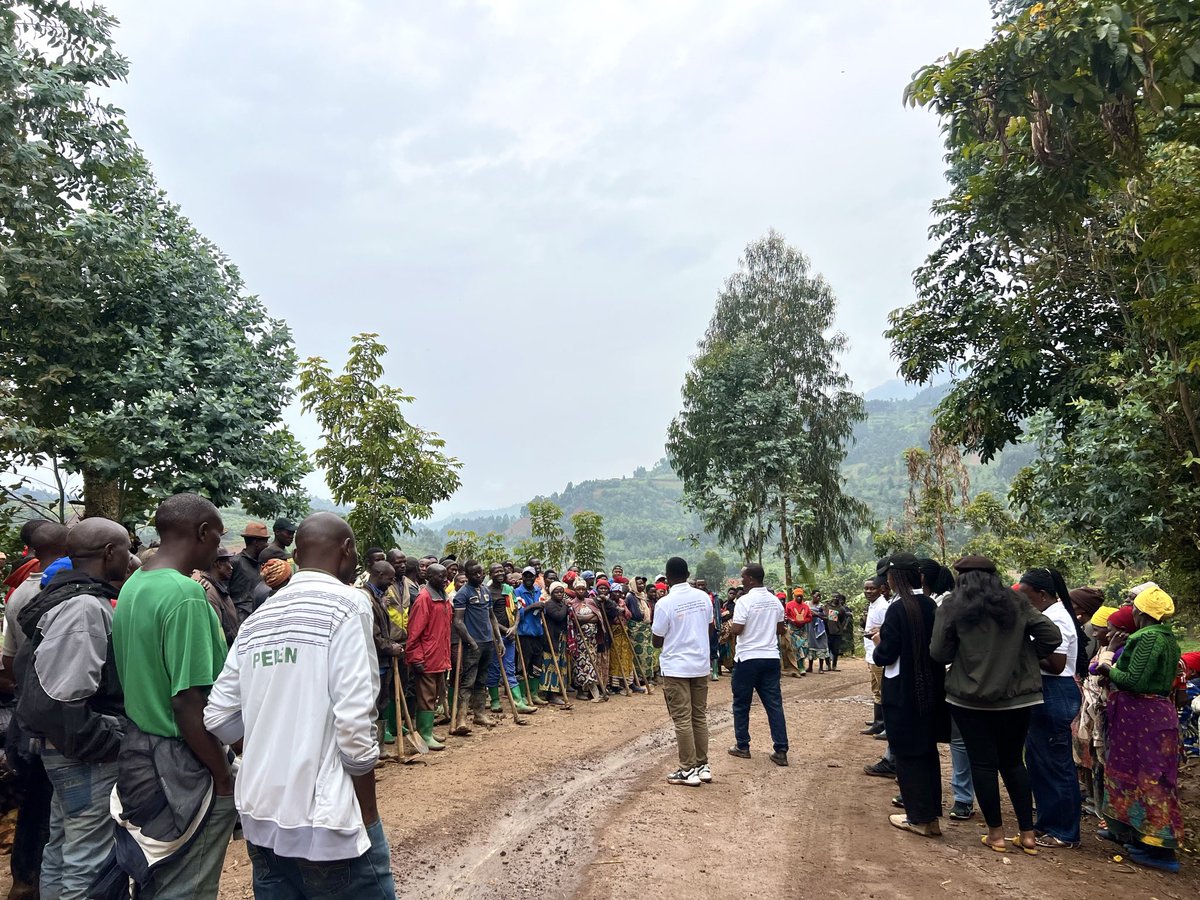 primebc1's tweet photo. During Umuganda in Rubavu, we are officially launching the 2025 tree planting season under Nurturing Indigenous Trees and Young Minds in Rubavu and Rutsiro, with a target of 140,000 trees to restore degraded landscapes and promote indigenous species. The Director of the Agriculture and Natural Resources Unit for Rubavu District emphasized the importance of active participation from everyone while the Executive Director of PBC reminded us that planting is good, but growing them is the real goal.