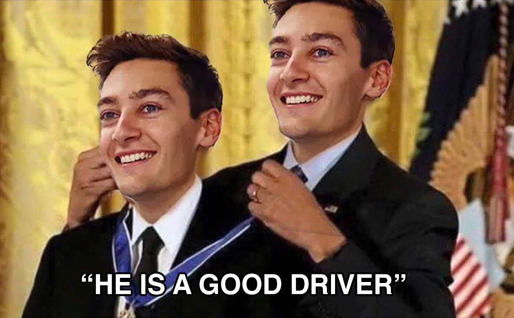 Russell praising himself