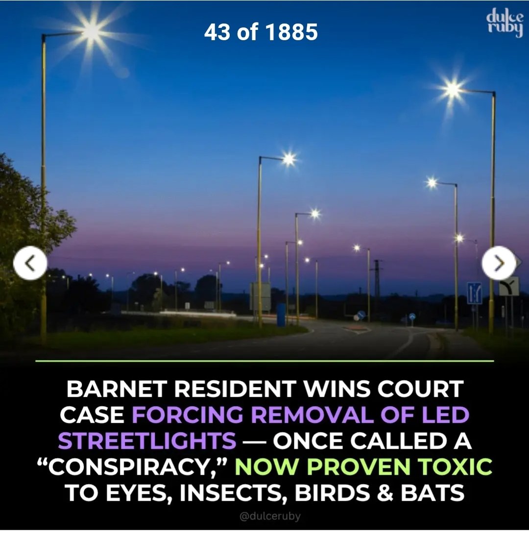 ChrisAntoniou6's tweet image. Barnet London Resident Wins A Landmark case against the UK to remove #LED #LEDStreetLighting 
Absolutely brilliant. 

This is how you do it.

#FightFightFight 

#BarnetCouncil 
#EMF #Radiation