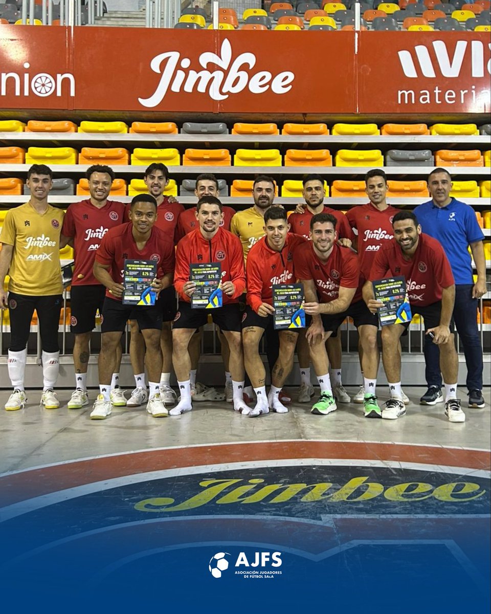 ajfs1998's tweet photo. 🤝 𝗩𝗶𝘀𝗶𝘁𝗮𝘀 𝗔𝗝𝗙𝗦 | @Joseruiz_21 ha realizado la visita al @JimbeeCartagena para compartir las ventajas de pertenecer a la 𝗔𝗝𝗙𝗦 y concienciar sobre los riesgos de las apuestas deportivas dentro del proyecto #PROtectIntegrity. 

#SomosAJFS https://t.co/kA6APwoF3s