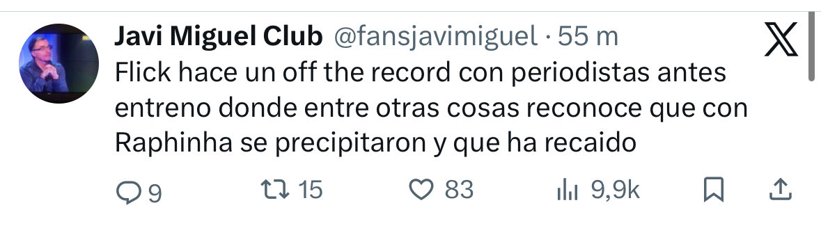 Se t’ha borrat això <a href="/fansjavimiguel/">Javi Miguel Club</a> fas un gran favor a la prfessió explicant un off the record👏
