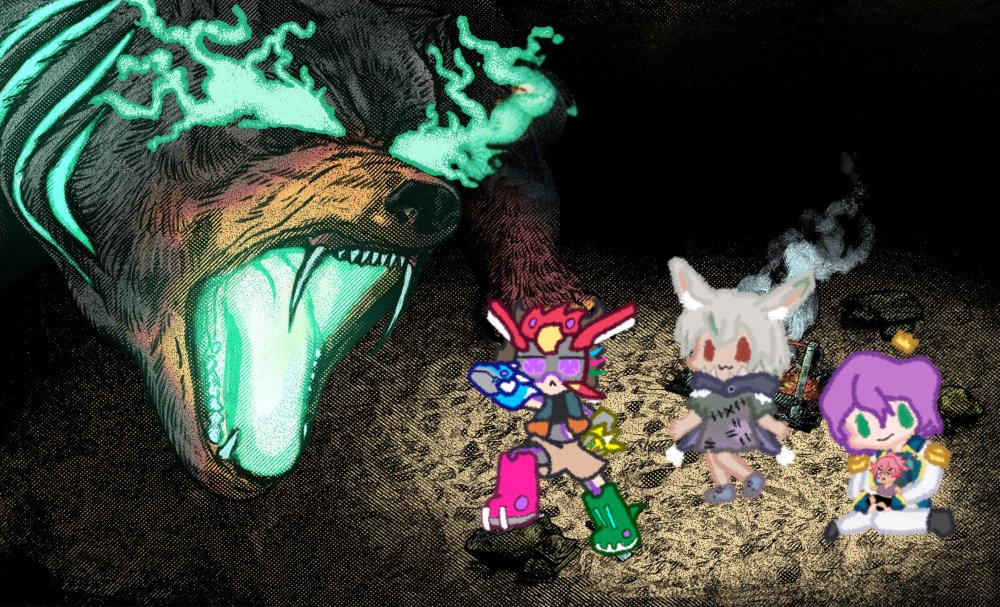 Sentai_VT's tweet image. Going live on Twitch and YouTube playing Co-op Kaiju Horror Cooking with @PyontaVT @PrinceJazzu and @Somielynn