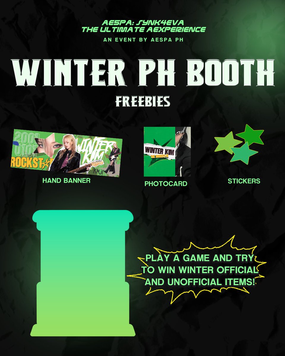 aespaWinterPH_'s tweet image. [WINTER PH] BOOTH &amp;amp; MERCH
𝐀𝐄𝟓𝐏𝐀: 𝐒𝐘𝐍𝐊𝟒𝐄𝐕𝐀
𝘛𝘩𝘦 𝘜𝘭𝘵𝘪𝘮𝘢𝘵𝘦 æ𝘹𝘱𝘦𝘳𝘪𝘦𝘯𝘤𝘦

Join us as we celebrate the 5th year anniversary of aespa with our very own #WINTER Anniversary Merch!⭐️

Order Form:  forms.gle/yghSt5mB5pf6M7…

Send us a dm if you have question ~