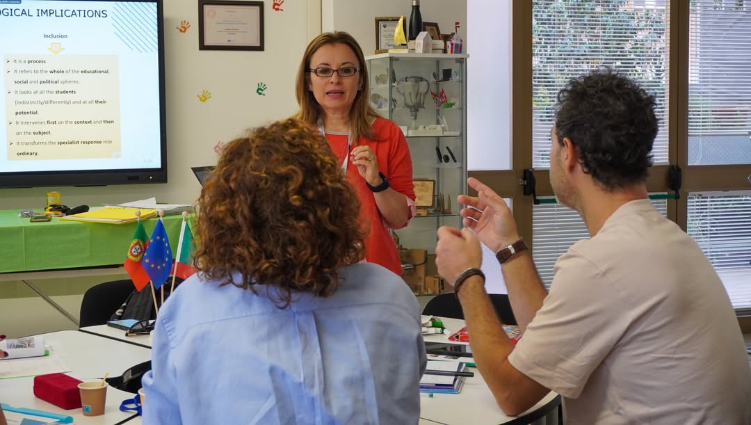 eu_track's tweet photo. 🎓 What an amazing week!
From Oct 13–17 we hosted “Promoting Inclusive Teaching” and welcomed inspiring teachers from 🇵🇹 Portugal!

Thanks to #Erasmus mobility projects, we shared ideas, learned together &amp; proved that education has no borders 🤝
 @follower #teachertraining #KA1 https://t.co/1xtpO1Ko76