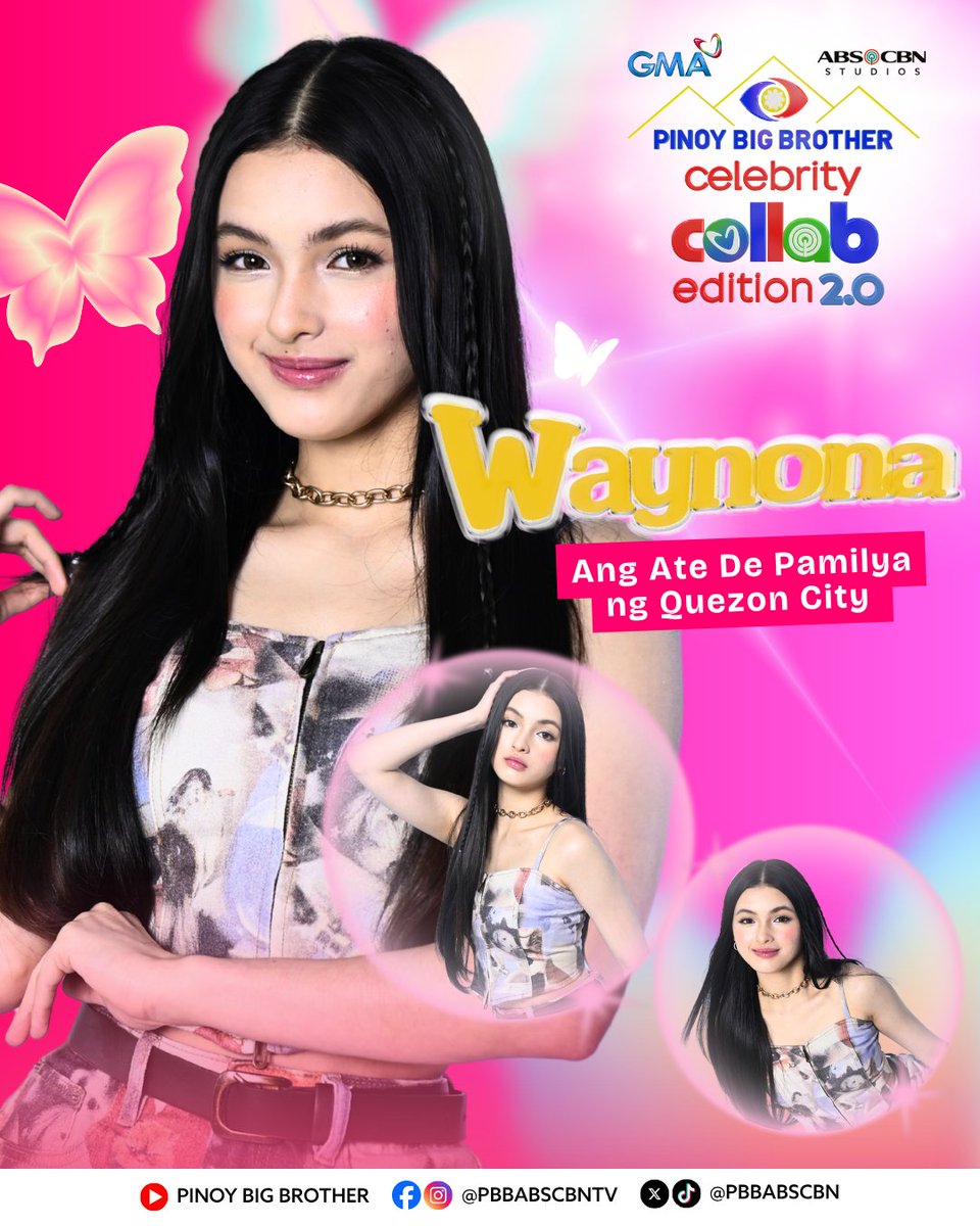 Salubungin natin Ang Ate De Pamilya ng Quezon City, Waynona! 

Abangan siya gabi-gabi sa sa GMA, Kapuso Stream, GMANetwork.com, GMA Pinoy TV, Kapamilya Online Live, ABS-CBN Entertainment Youtube channel, at iWant! 📺

Weekdays | 9:40 pm
Saturday | 6:15pm
Sunday| 10:05pm