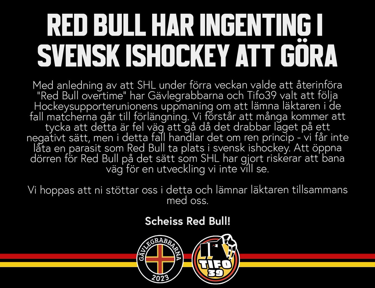 Red Bull har ingenting i svensk ishockey att göra