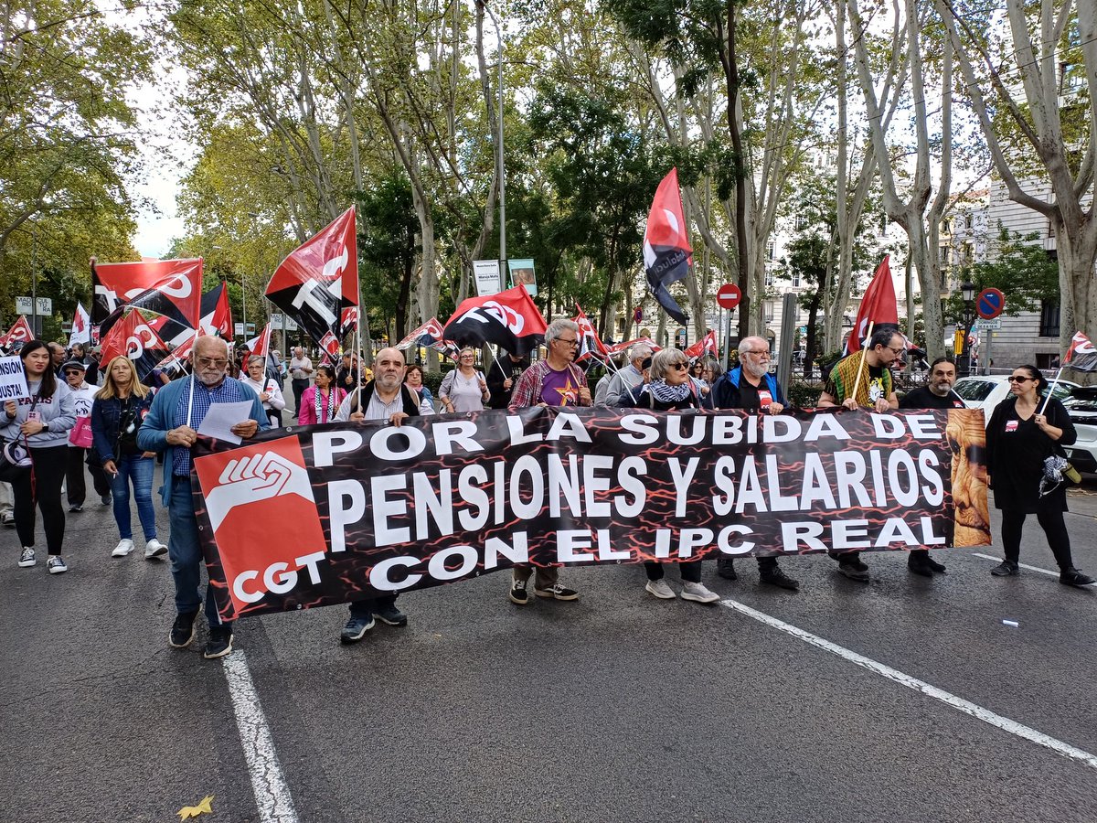 PENSIONES | #Madrid Manifestación Estatal en defensa de unas #PensionesDignas

¡Gobierne quien gobierne las #Pensiones se defienden!!

<a href="/UCoespe/">UNIDAD COESPE</a> <a href="/CoespeOficial/">COESPE@OFICIAL</a> 
<a href="/CGT/">CGT</a> <a href="/SoliObrera/">Solidaridad Obrera</a> <a href="/cobas_/">co.bas</a>