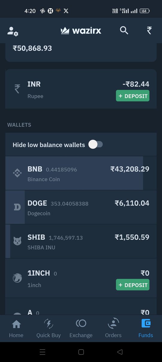 AnshulK92810075's tweet image. Mere pass BNB .704 COIN THEE AB  .44185096 COIN SHAW HO RAHE HAI
DOGE 1412 COIN THEE AB 353 COIN SHAW HO RAHE HAI 
SHIB BEE KAM HAI