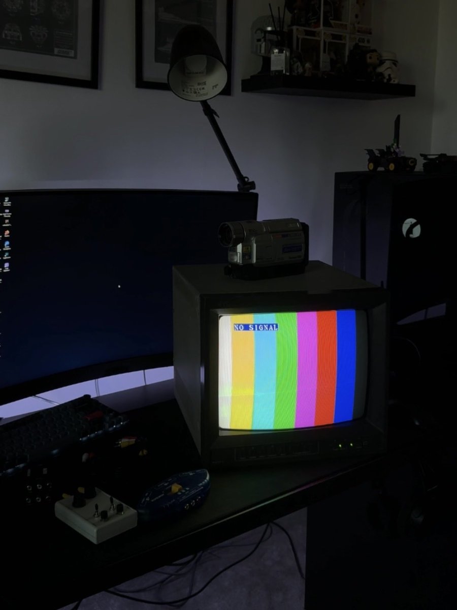 DesignsByOmar's tweet photo. I may have taken the dedication to the vhs effect slightly too far https://t.co/ikjHMF6h8A