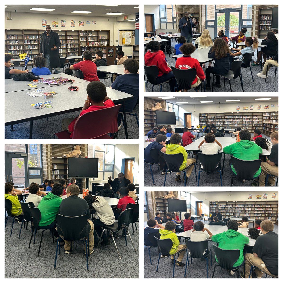 MariaDSells's tweet image. The last 2 days at Lima North MS filled with partnerships to enhance student and staff engagement. Superintendent Rudolph interacts to lead by example, ECCO after school program spotlighted, student/staff challenges, &amp;amp; PD strategies to engage in mathematical reasoning discourse.