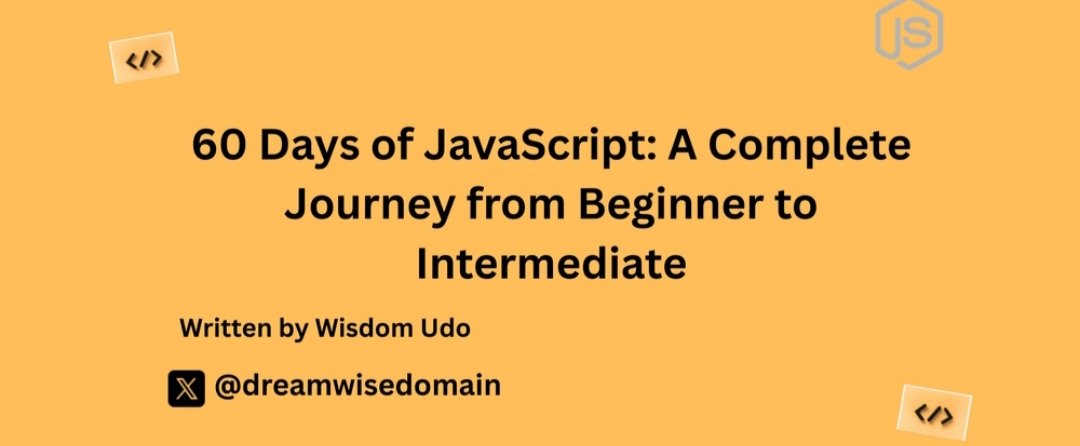 dreamwisedomain's tweet image. Day 60 of My 60-Day JavaScript  Technical Writing Challenge.

Quote of the day: &quot;It is not over, until it is over!&quot;

Topic: 60 Days of JavaScript: A Complete Journey from Beginner to Intermediate 👇
#JavaScript #TechnicalWriting   #OpenToWorks