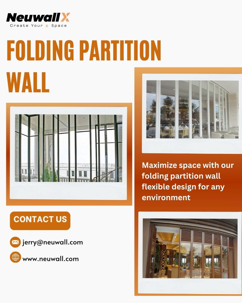 Neuwalls's tweet image. 🌟Maximize your space with our folding partition wall! Effortlessly create flexible environments for work or leisure. Stylish, functional, and perfect for any setting—transform your area today!
Reade more&amp;gt;&amp;gt; neuwall.com/productinfo/14…
 
 #Interiordesign #foldingpartitionwall