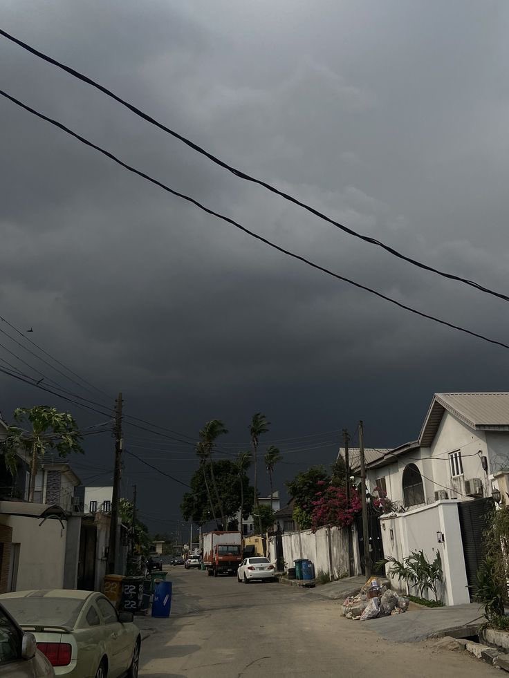 What do you do next after seeing this kind of weather?