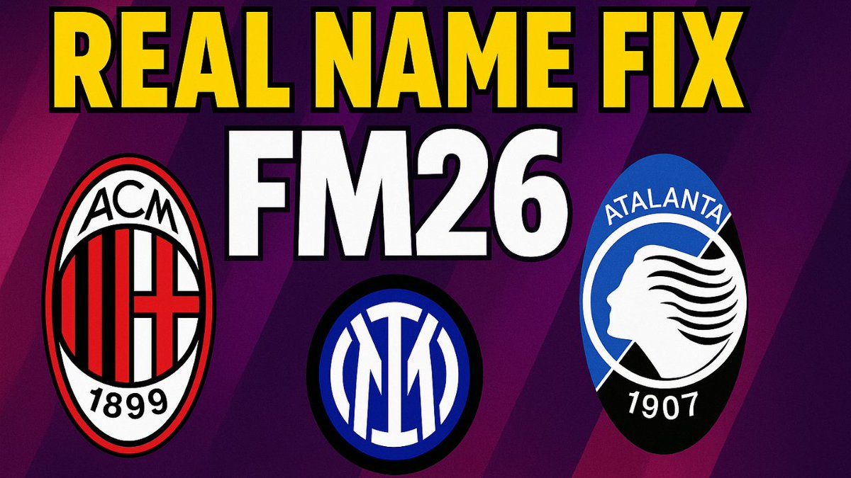 FM_DNA's tweet photo. 🚨 New video live!
Learn how to do the Real Name Fix in Football Manager 2026 (FM26) — no confusion, just the proper method
Watch here: https://t.co/8FwI0ZoPkv
@Passion4FM
P4FM Link - https://t.co/QOW6mwLWFD
#FM26 #FootballManager2026 #FMTips #RealNameFix https://t.co/BrpMRoiC3T