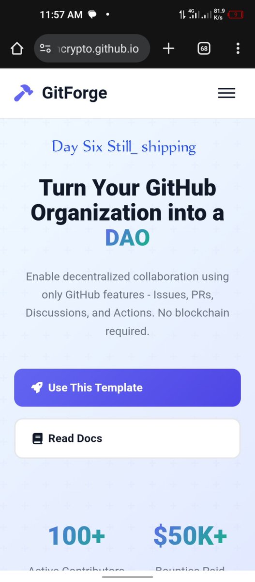 Asym_Alwali's tweet image. > Day 6 of building GitForge ⚙️
The deeper I build, the clearer it becomes — every small fix compounds into something massive.
#BuildInPublic #GitForge