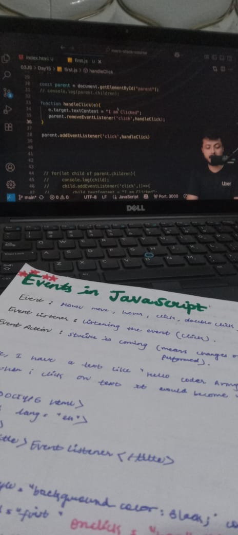 PrachiVerm35745's tweet image. Day 30 of Defense Challenge completed!
Learned Events in JavaScript and seriously…
Aaj ka session mind-blowing tha 🤯🔥
Clicking, pressing, hovering — ab sab control me 😎
#JavaScript #BuildInPublic
@rohit_negi9 @CoderArmy