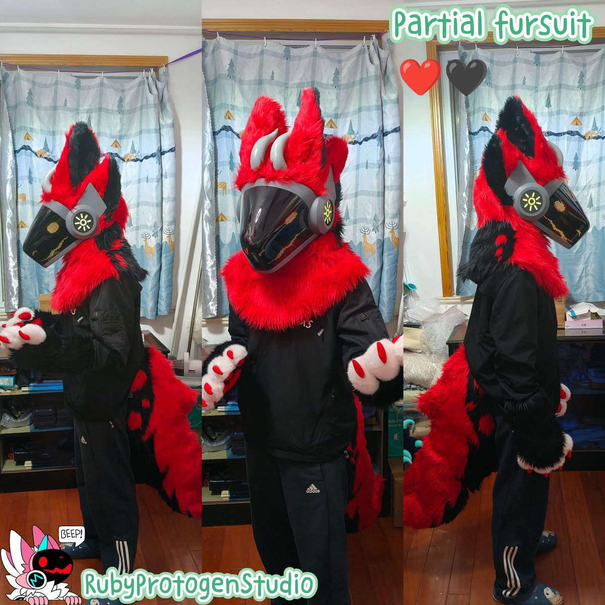 Ruby_protogen's tweet image. partial effect💕