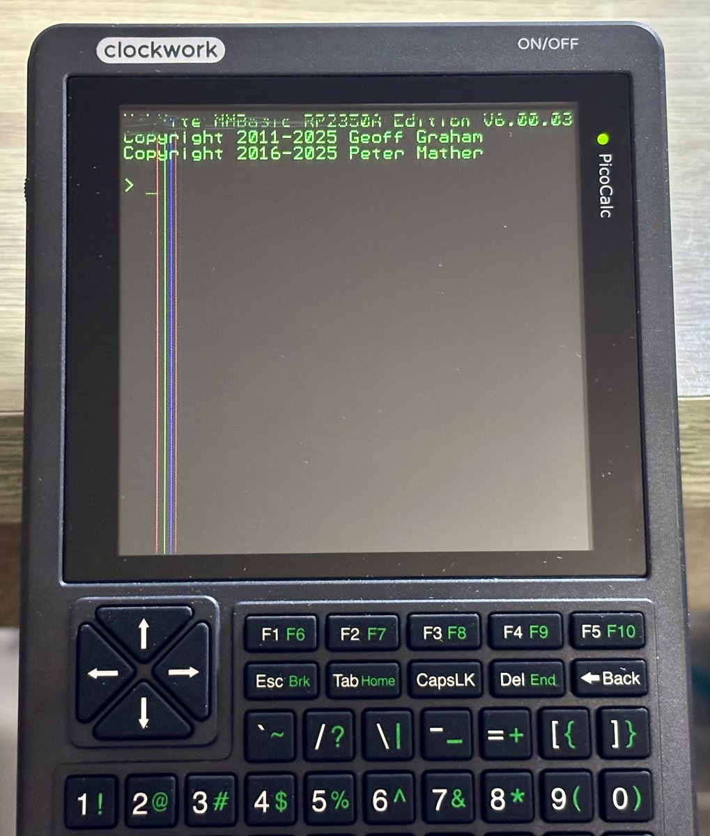 GriffonPocket's tweet image. #PicoCalc 、たまに液晶に不備があるから先に組み立てだけした方がいいよ…という助言をいただきまして。
いやいや、そんな滅多な事はないでしょう……

…と思ったら、滅多な事があった(TT)

うーん、組み立てを失敗したようには思えない…。
これは初期不良って事で対応してもらえるんだろうか…汗