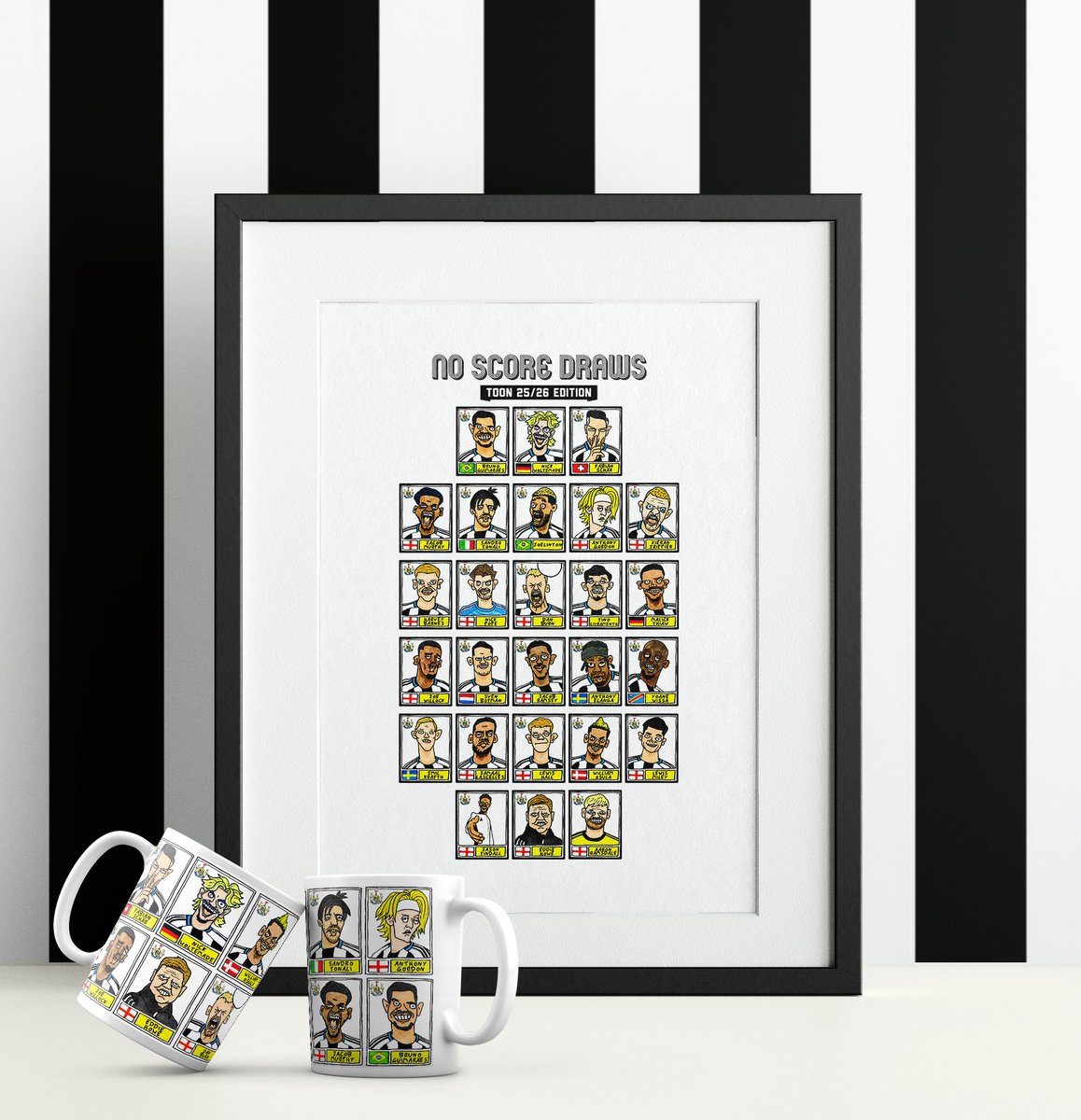 NEWCASTLE UNITED 25/26

DRAWN BY IDIOTS

WE TRIED HARD BUT IT DIDN'T HELP

Sorry about all this. RTs appreciated x

noscoredraws.com/collections/ne…