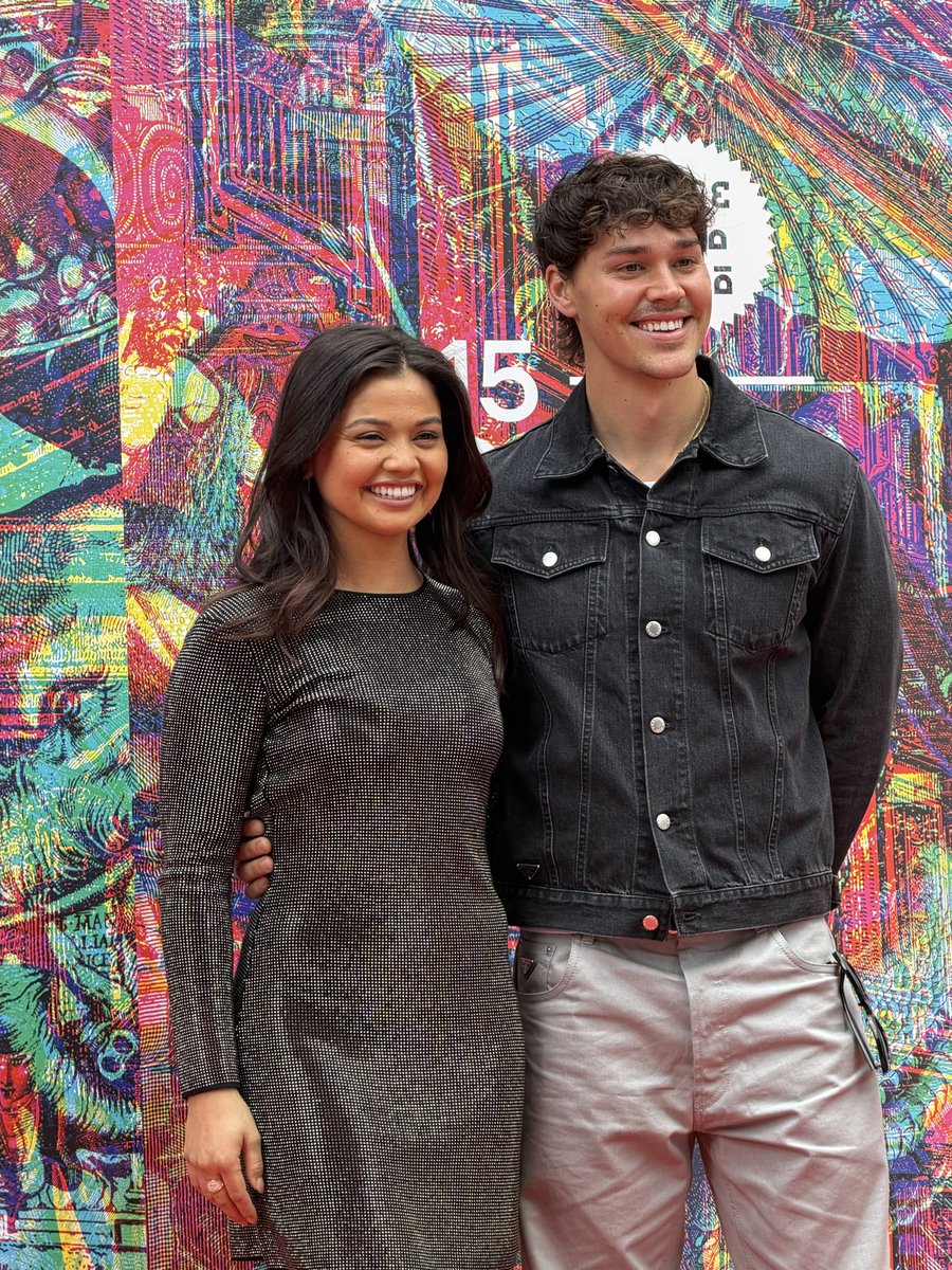 Noah Beck e Siena Agudong alla presentazione di The Bad Boy &amp; Me ad Alice nella Città.